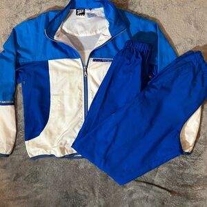 Tail Tech Blue and White Athletic Set